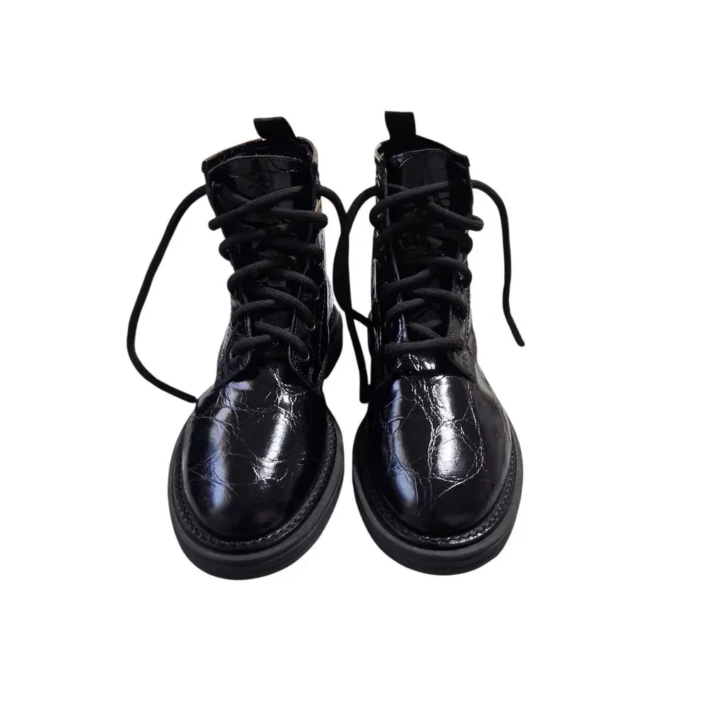 AGL Moreen lace-up Boots Women's Size 35/5 Combat Witchy Whimsigoth Fairygoth‎